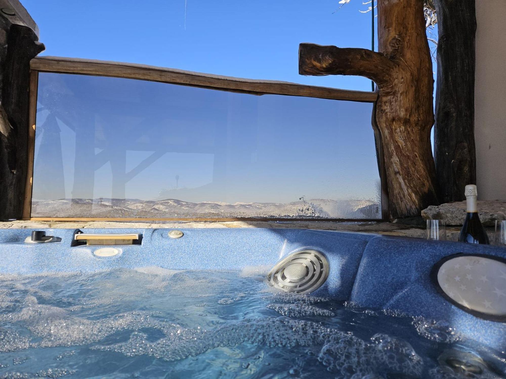 Zerko Holiday Home - Vineyard Chalet With Sauna And Jacuzzi Free Mirna Экстерьер фото