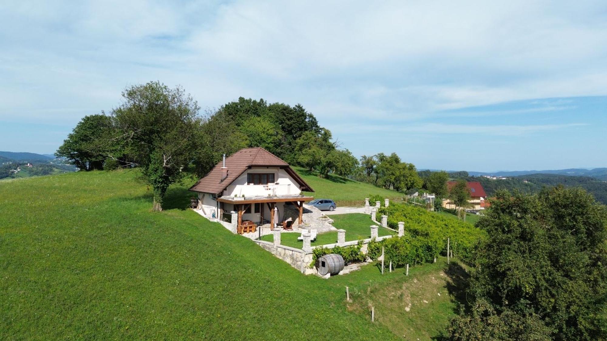 Zerko Holiday Home - Vineyard Chalet With Sauna And Jacuzzi Free Mirna Экстерьер фото